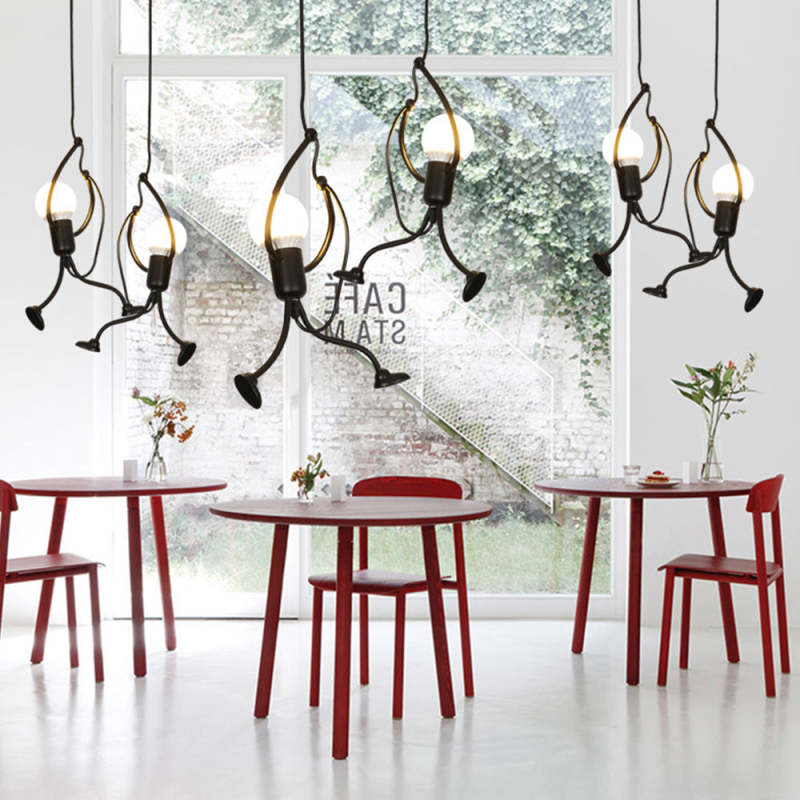 BowLift | Retro Iron Man Pendant Light