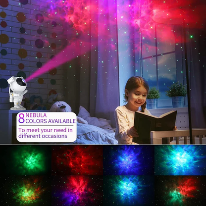 LZINA™ | Astronaut Projector Galaxy Starry Sky Night Light