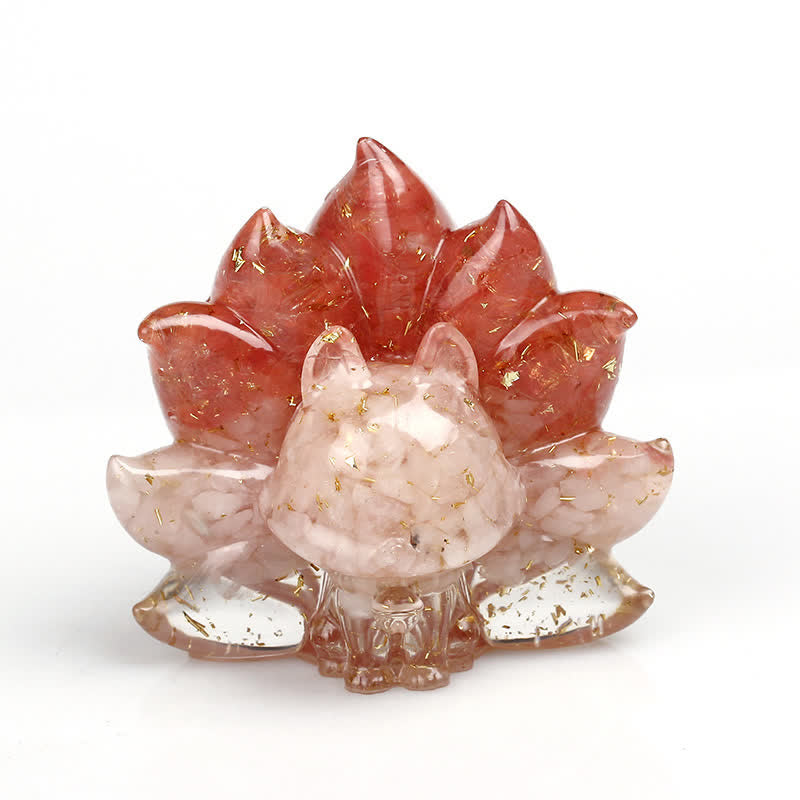 LZINA™ | Nine-Tailed Fox Gemstone Decoration