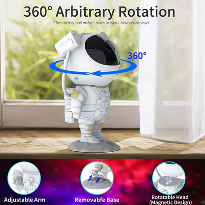 LZINA™ | Astronaut Projector Galaxy Starry Sky Night Light