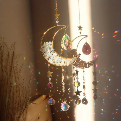 LZINA™ | Moon crystal sun catcher