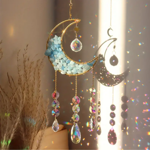 LZINA™ | Moon crystal sun catcher