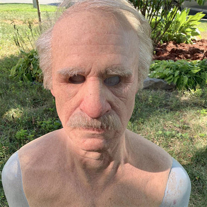 BowLift | Realistic Latex Mask | Halloween Cosplay Costume | Full Face
