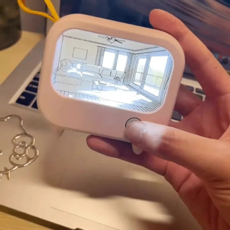 LZINA™ | Mini TV Painting LED Night Light
