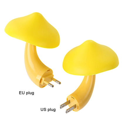 BowLift Mushroom Wall Socket Light - Cozy Ambient Lamp for Any Space