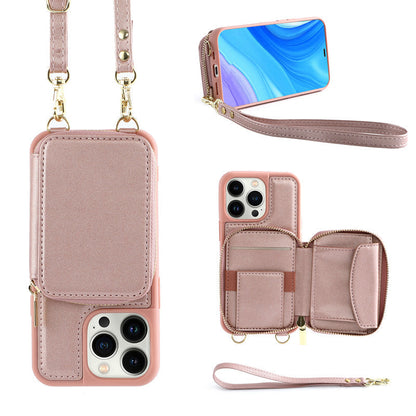 LZINA™ | Phone case with wallet & sling, crossbody handbag