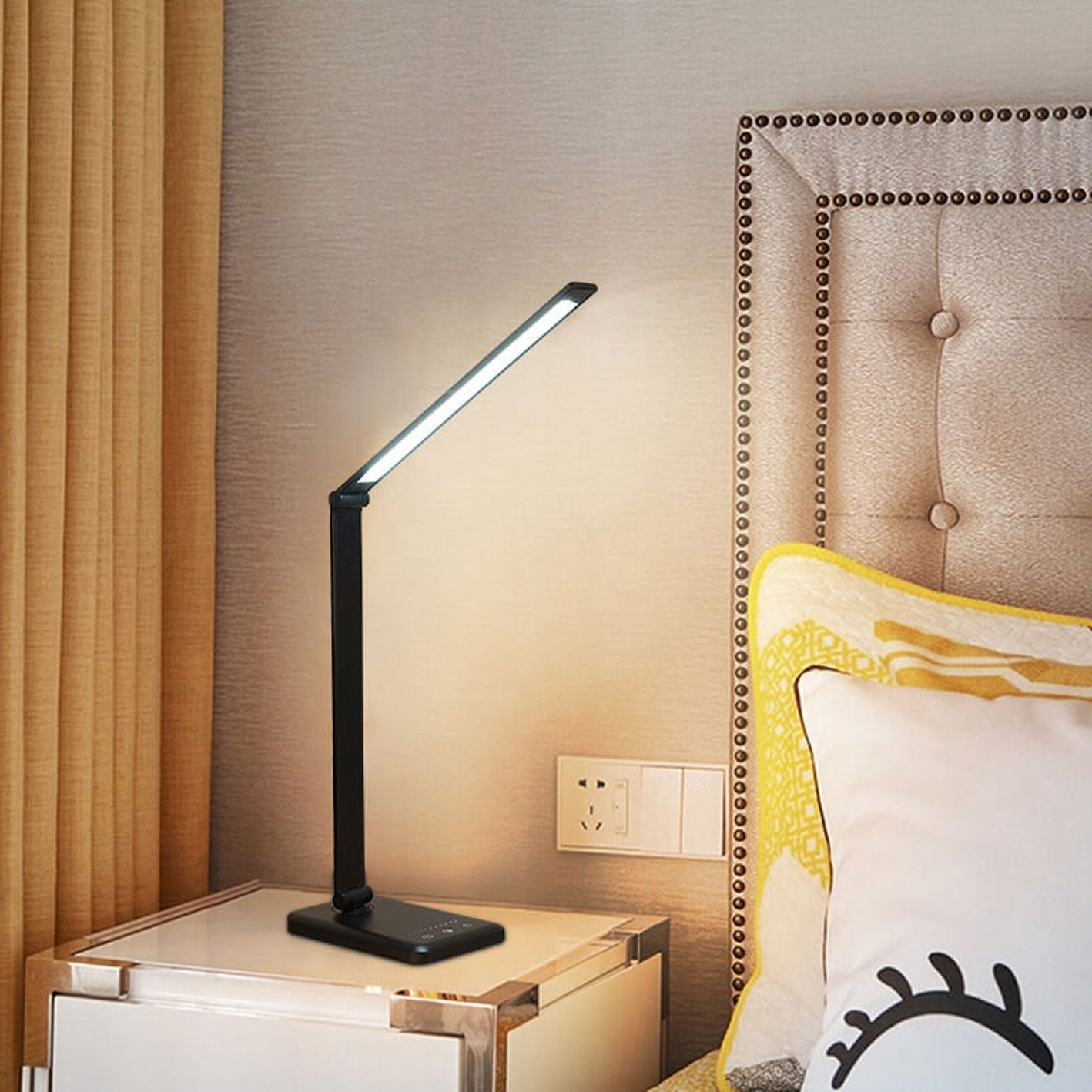BowLift Nordic Foldable Touch Dimmable LED Desk Lamp — Creative, Space-Saving Desk Lighting