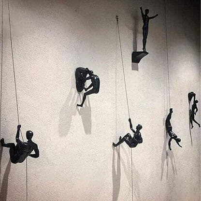 LZINA™ | Climbing wall hanging statues