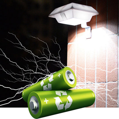 LZINA™ | Solar UFO Shape Design Fence Light LED Outdoor Wall Lamp