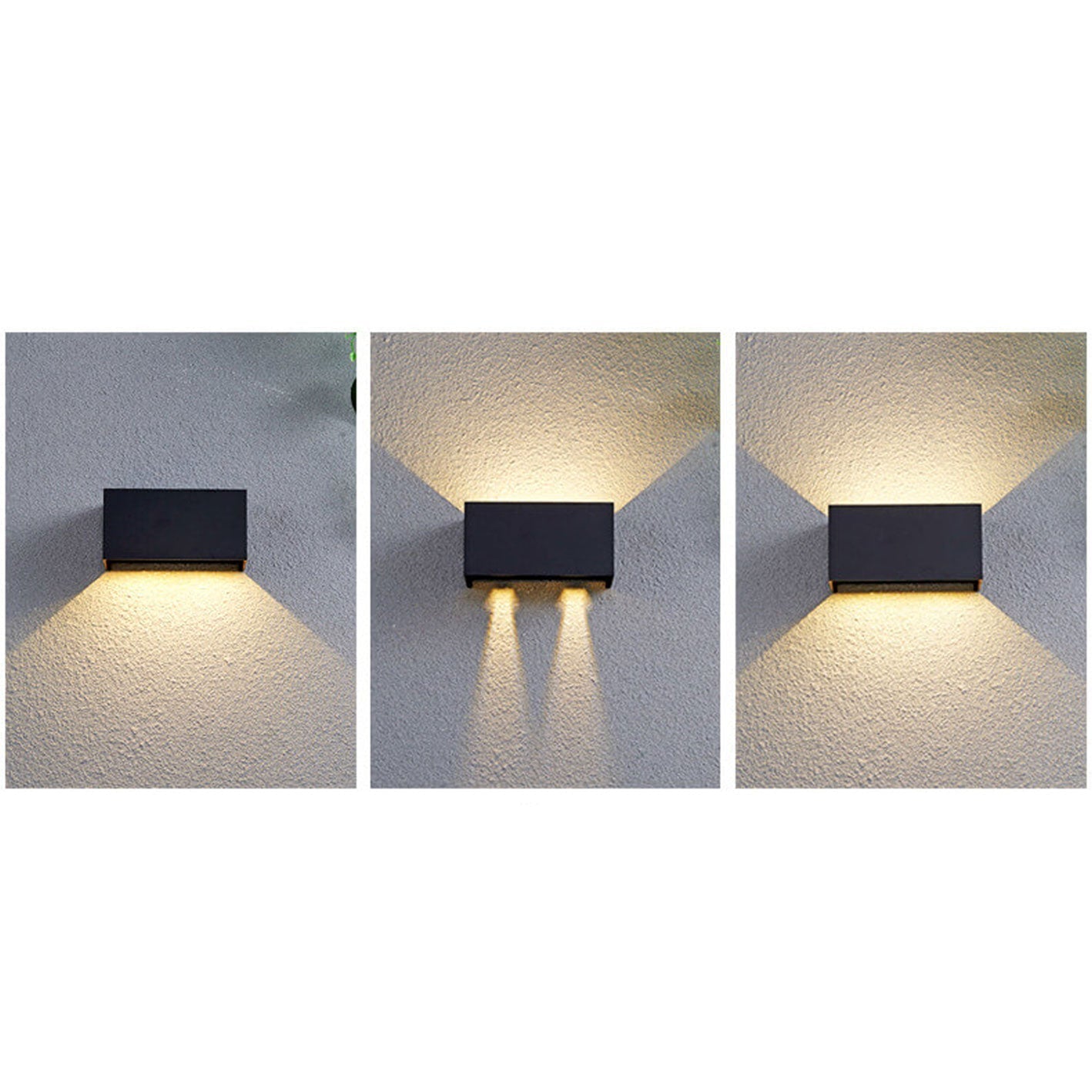 LZINA™ | Modern waterproof rectangular LED wall light for outdoor use with up and down lighting