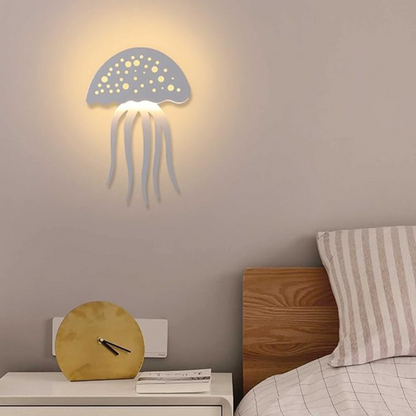 BowLift QualleGlow: Exclusive Jellyfish-Shaped LED Wall Lamp for Elegant Ambient Lighting