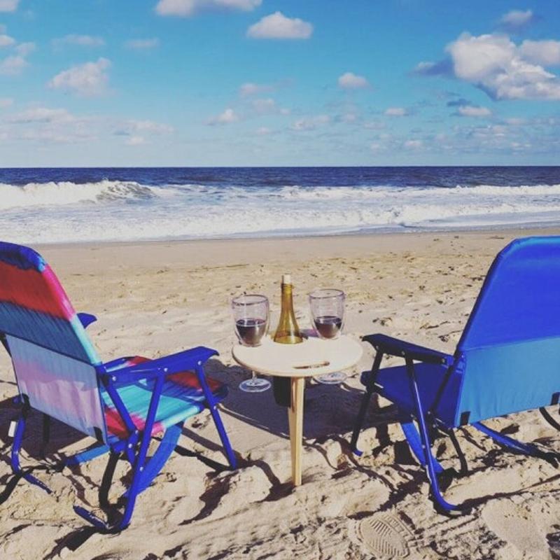 BowLift | Outdoor portable DIY folding table for wine