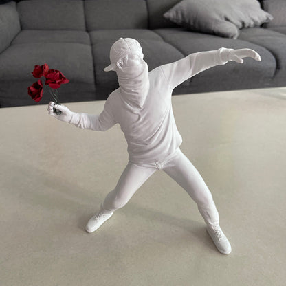 LZINA™ | Banksy Flower Rioter