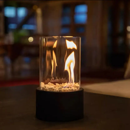 BowLift Portable Fireplace — Sleek Modern Design for Bright, Cozy Fires Anywhere