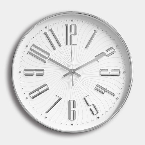 BowLift | Large Letter Classroom Silent Clock 30 cm Battery Operated