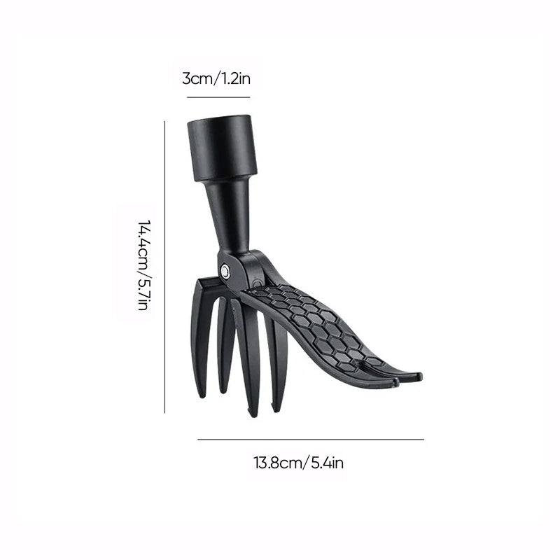 BowLift Stainless Steel Weeder with Adjustable Long Handle and Removable Head