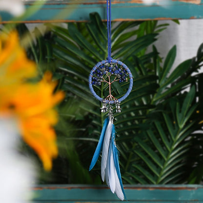 LZINA™ | Tree of Life Gemstone Dreamcatcher Hanging Jewelry