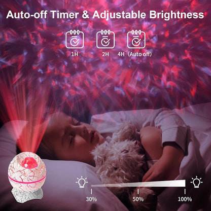 BowLift 4-in-1 Star & Galaxy Projector with Built-in Bluetooth Speaker