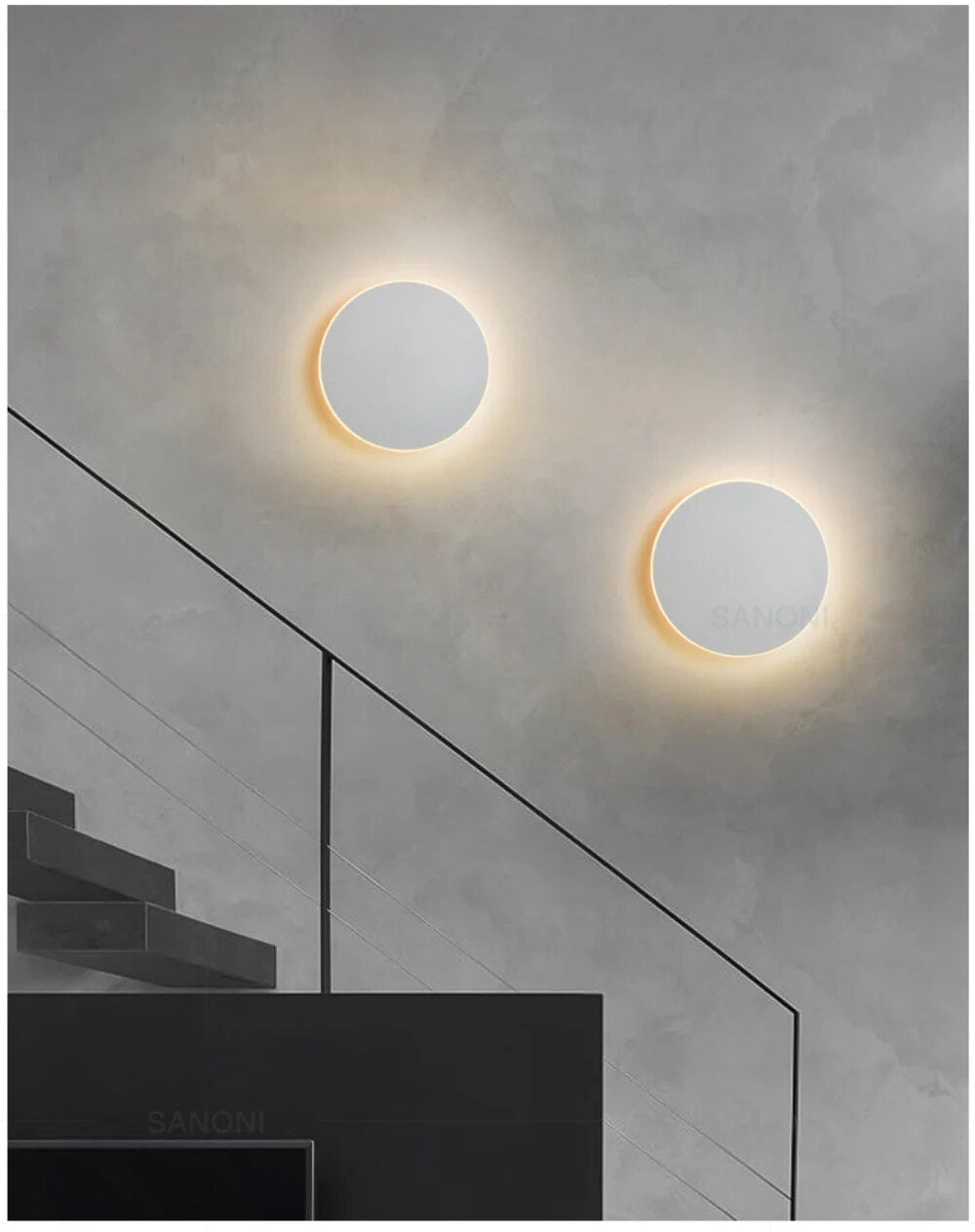 BowLift Sleeksphere Round LED Wall Light — Modern Circular Illumination for Walls