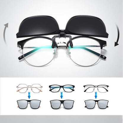 BowLift | New polarized clip-on folding sunglasses