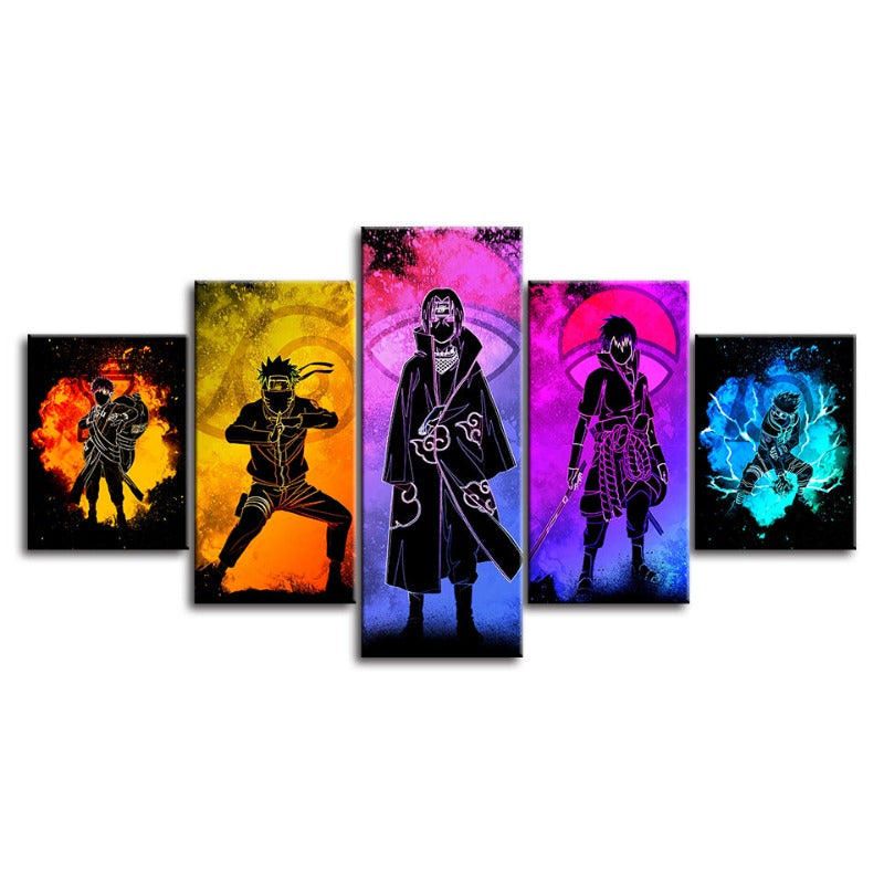 LZINA™ | 5 piece Naruto Anime - canvas wall art painting