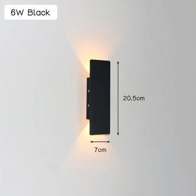 LZINA™ | Light - Modern weatherproof LED wall lamp made of aluminum for outdoor use