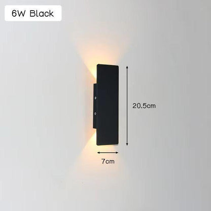LZINA™ | Light - Modern weatherproof LED wall lamp made of aluminum for outdoor use