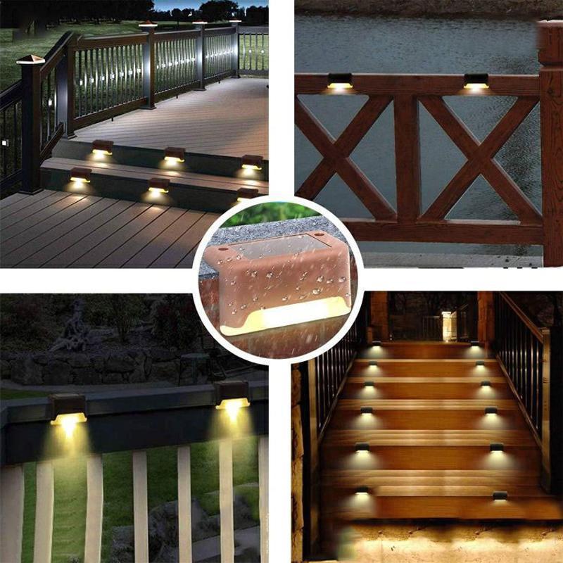 LZINA™ | Waterproof Stair Solar Lights for Outdoors (4 pieces)