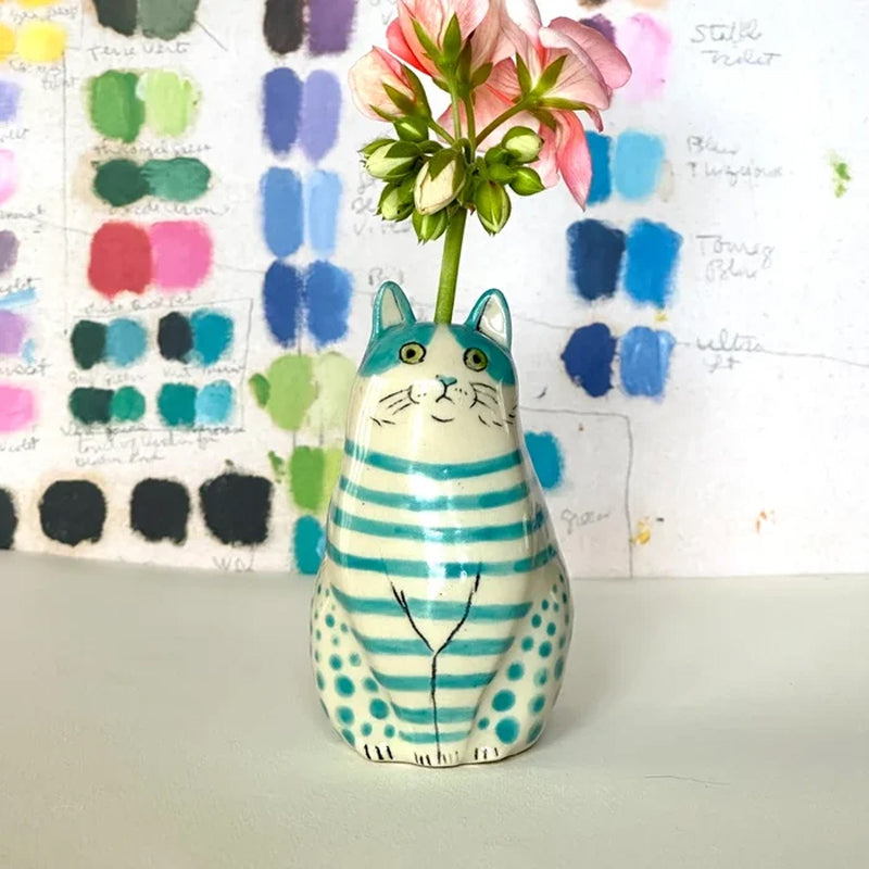 LZINA™ | Dotted Cat Vase