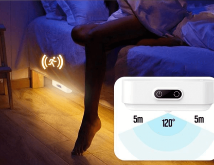 LZINA™ | Motion-Activated Rechargeable Night Light with Adjustable Brightness