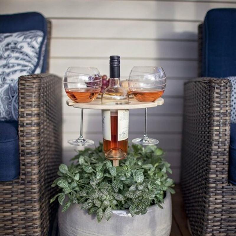 BowLift | Outdoor portable DIY folding table for wine