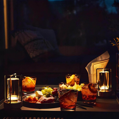 AuraLux BowLift: Luxury Wireless Table Lamp with Elegant Design