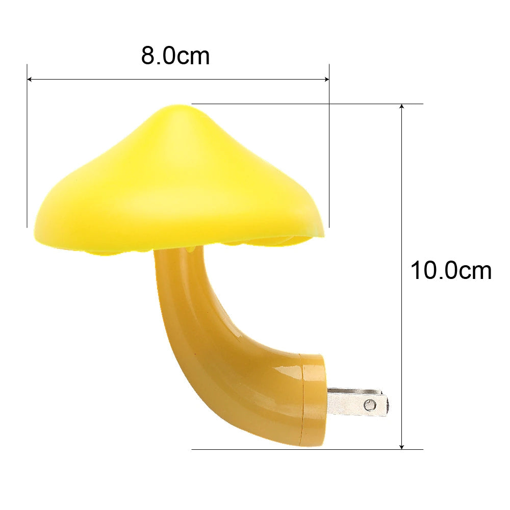 BowLift Mushroom Wall Socket Light - Cozy Ambient Lamp for Any Space