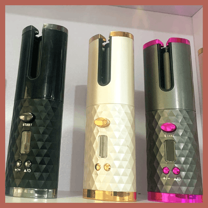 BowLift | Cordless automatic rotating curling iron