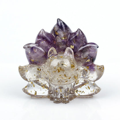 LZINA™ | Nine-Tailed Fox Gemstone Decoration