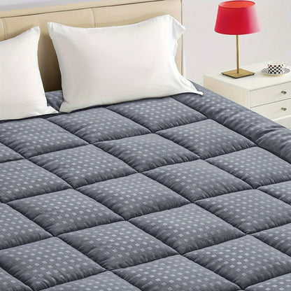 Ultimate Cooling Mattress Pad – Premium Quilted Pillow Top, Luxuriously Fluffy and Ultra-Breathable with Secure 14-18 Deep Pocket Cover – Enhanced Sleep Comfort, 1pc | Bowlift