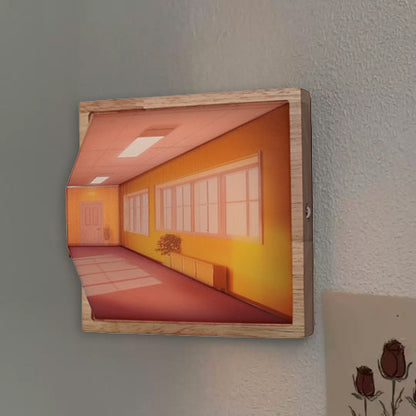 BowLift 3D Glasses-Free Optical Illusion Wall Lamp & Night Light — Gallery-Style Illumination