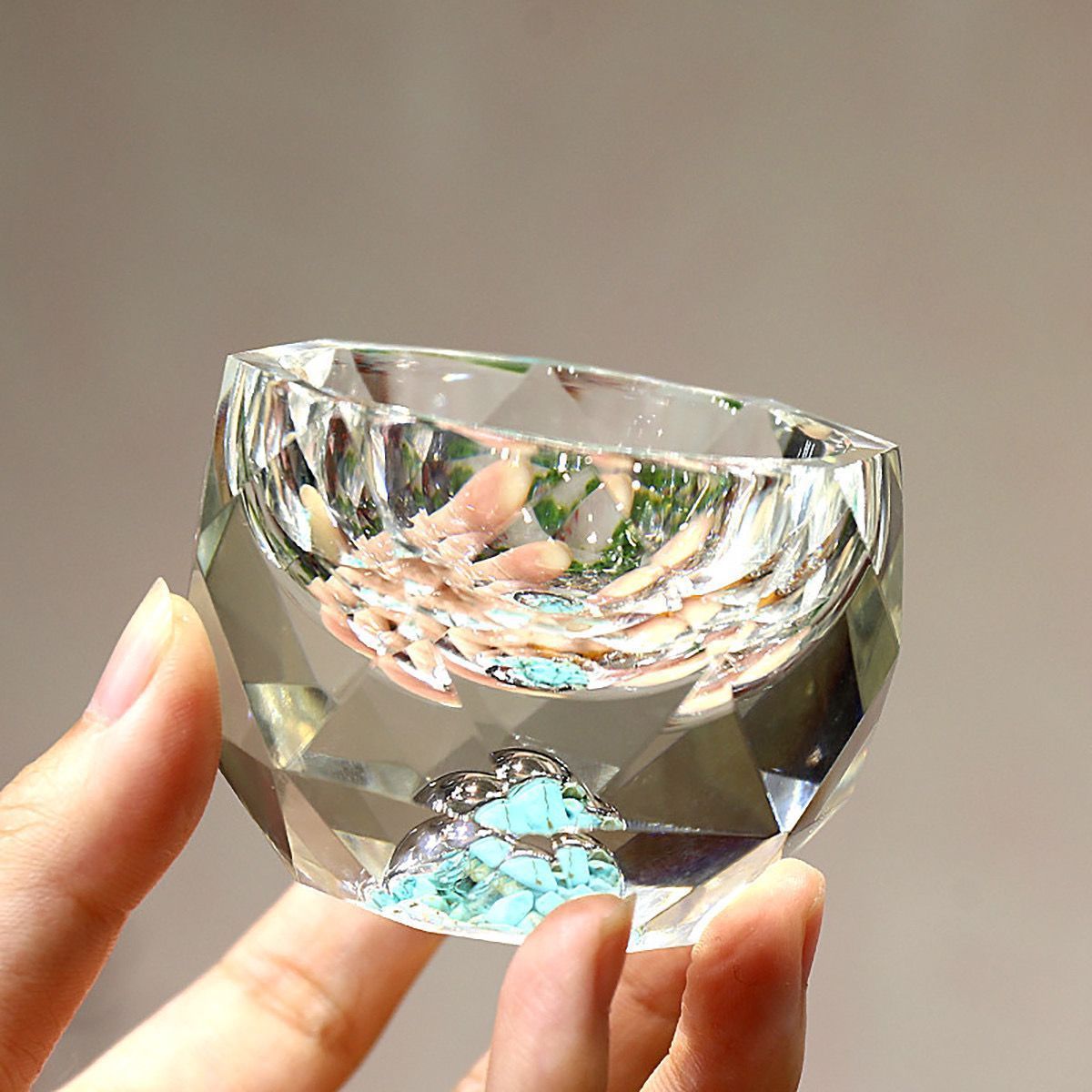 BowLift | 50ml diamond-cut crystal drinking glasses vodka shot glasses wine glasses whiskey glasses spirits sake soju brandy tea cup