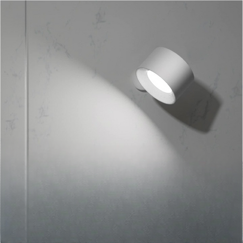 BowLift Wireless LED Wall Lights – Rechargeable Battery, Wall-Mounted with 360° Rotatable Magnetic Ball, 3 Color Temperatures & 3 Brightness Levels, Ideal for Study, Reading, and Nightstands