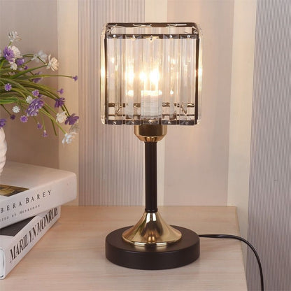 BowLift Crystal Nordic Table Lamp – Sleek, Modern Crystal Lighting for Contemporary Homes