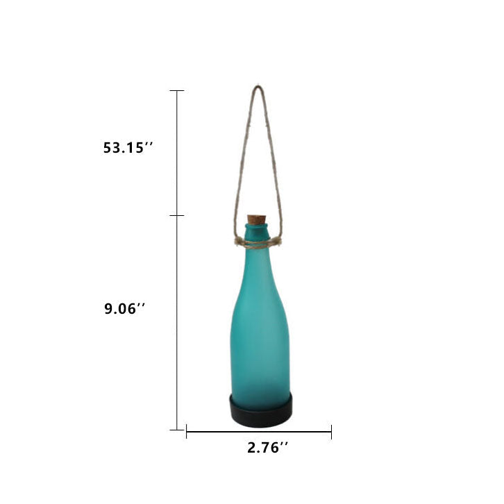 LZINA™ | 5 Piece Solar Wine Bottle Light Outdoor Decoration Plastic LED Hanging Light