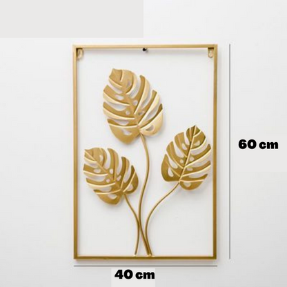 LZINA™ | LuxiLeaf - Golden Wall Decoration