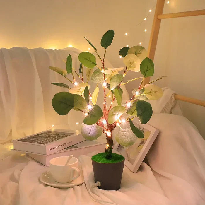 LZINA™ | FestiGlow - Christmas glow LED night light with decorative pot