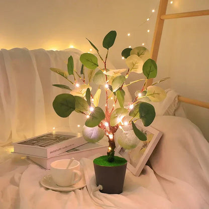 LZINA™ | FestiGlow - Christmas glow LED night light with decorative pot