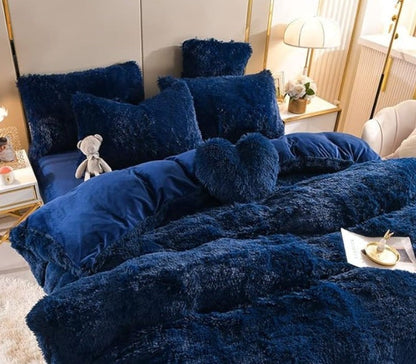 LZINA™ | Luxury Plush Duvet Cover with Zipper Closure and Corner Straps