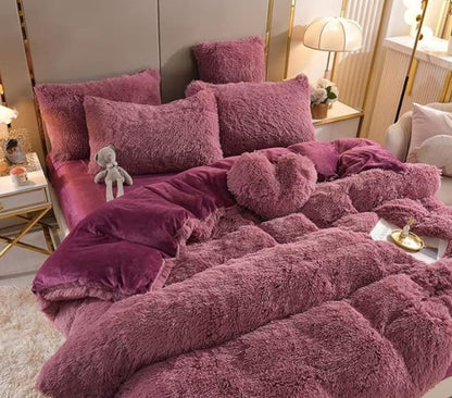 LZINA™ | Luxury Plush Duvet Cover with Zipper Closure and Corner Straps