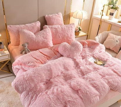 LZINA™ | Luxury Plush Duvet Cover with Zipper Closure and Corner Straps