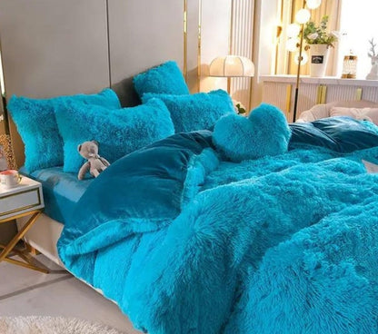 LZINA™ | Luxury Plush Duvet Cover with Zipper Closure and Corner Straps
