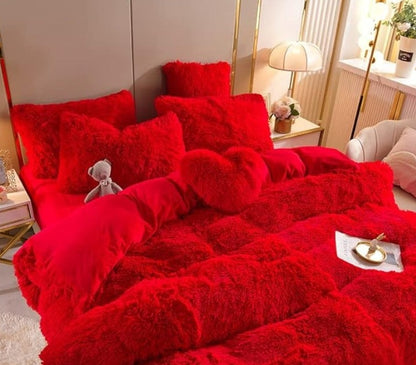 LZINA™ | Luxury Plush Duvet Cover with Zipper Closure and Corner Straps