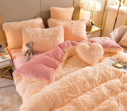 LZINA™ | Luxury Plush Duvet Cover with Zipper Closure and Corner Straps